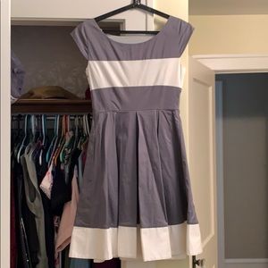 Kate Spade Cap Sleeve Pleated Dress